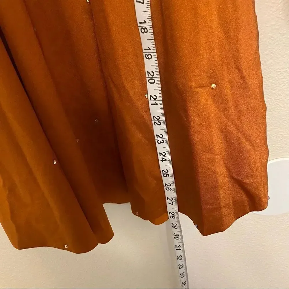 Kelle dance solo costume 2 piece Orange bronze contemporary lyrical 4235 SA